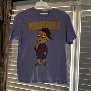 Purple Simpsons shirt.  Size: large